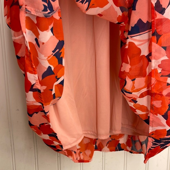 NWT Sincerely Jules FLORAL sleeves Dress SIZE SMALL - Picture 3 of 6